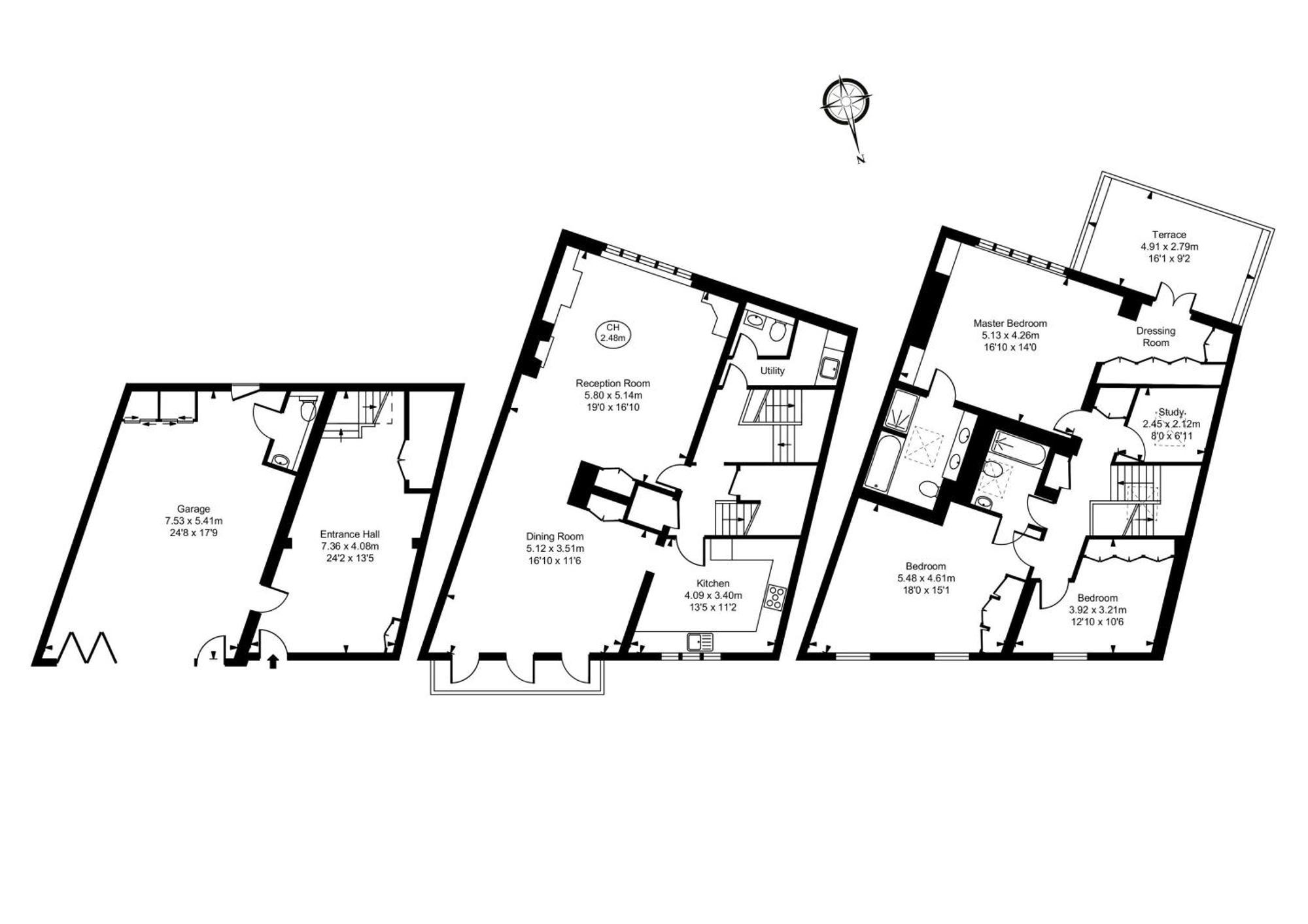 Modern 3 Bedroom Luxury House With Garage In Central London Ngoại thất bức ảnh